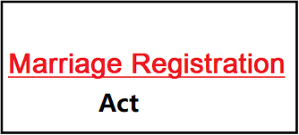 marriage registration act